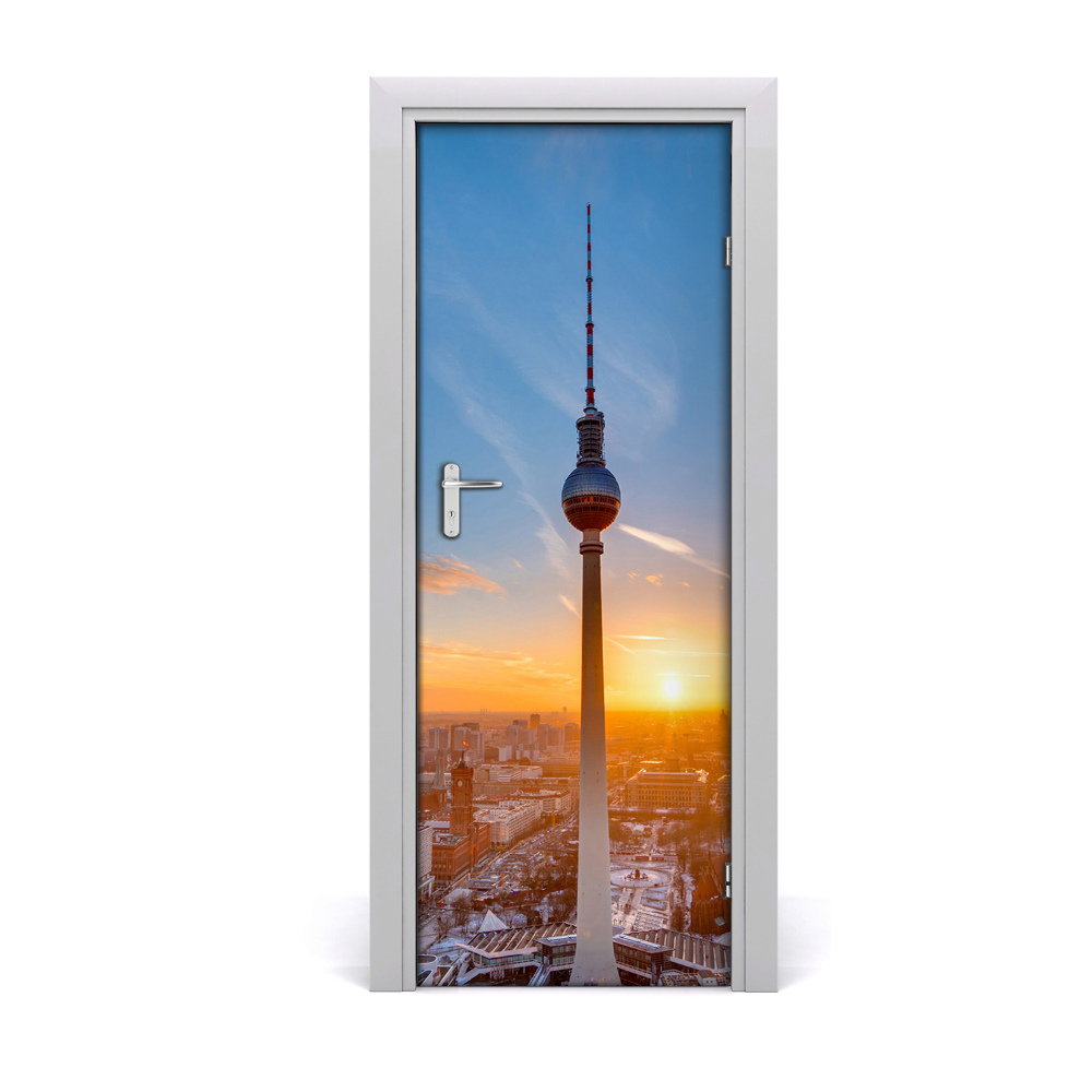 Samolepící fólie na dveře Panorama TV tornja
