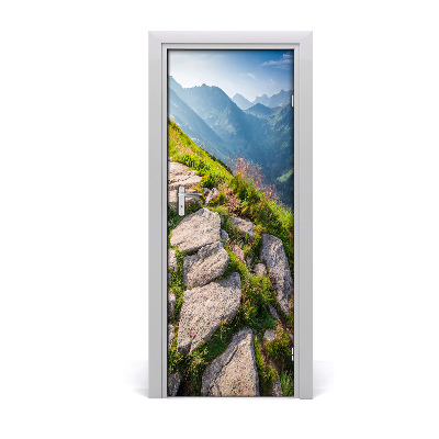 Samolepící fólie na dveře Planinska staza