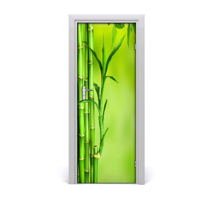 Samolepící fólie na dveře Bambus