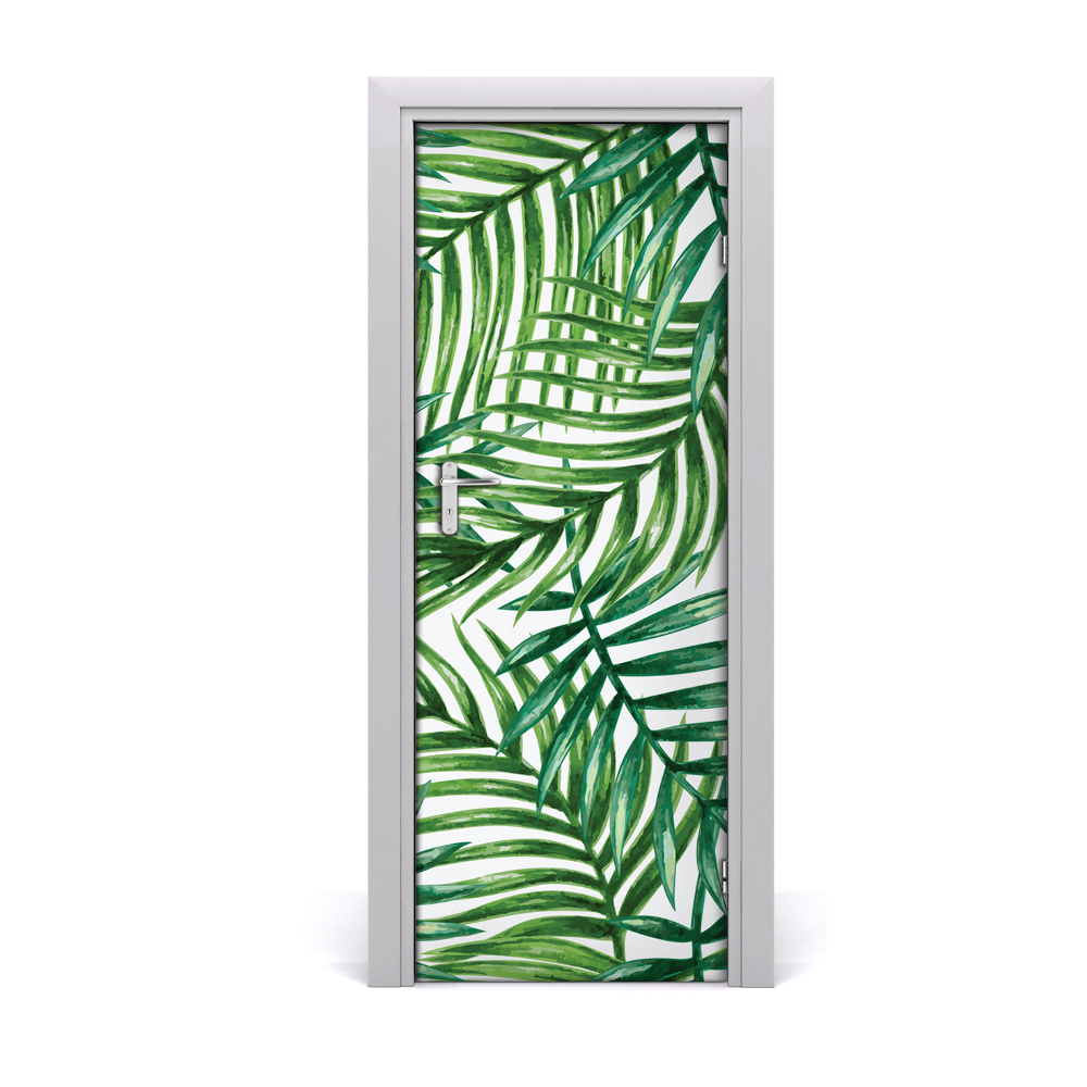 Samolepící tapeta na dveře Palmino lišće