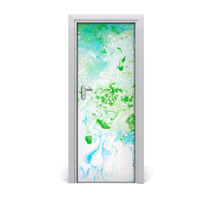Samolepící tapeta na dveře Zelene mrlje