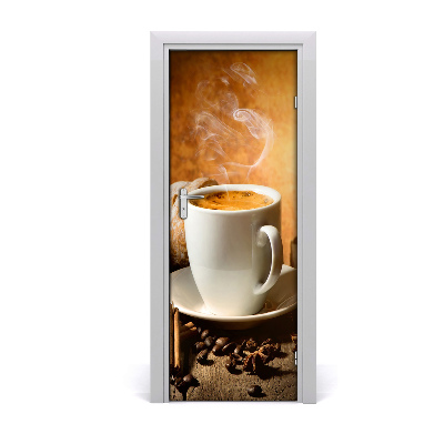 Samolepící tapeta na dveře Aromatična kava