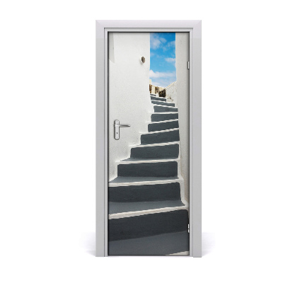 Fototapeta na dveře Stepenice Santorini Grčka