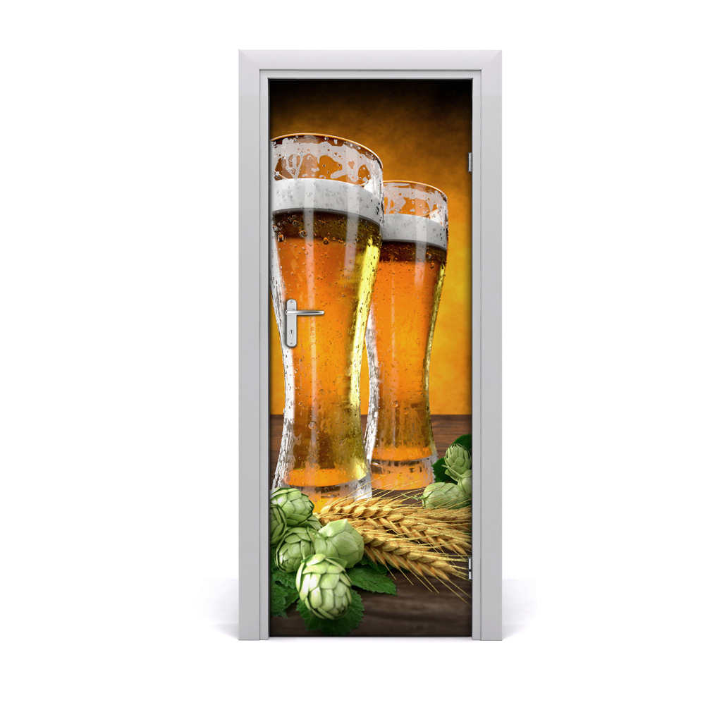 Tapeta na dveře Pivo