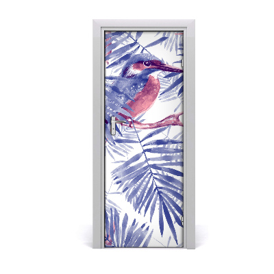 Samolepící tapeta na dveře Palm ptica