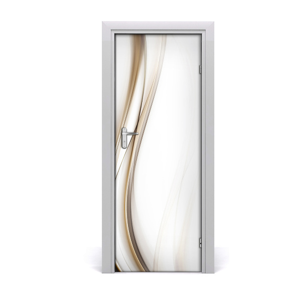 Samolepící tapeta na dveře Bež val