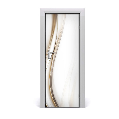 Samolepící tapeta na dveře Bež val