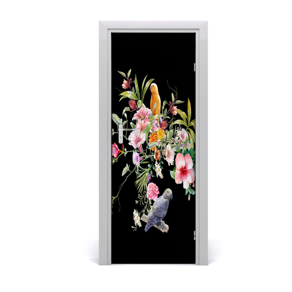 Samolepící fólie na dveře Havajsko cvijeće