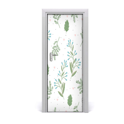 Fototapeta na dveře Dot srce lišće