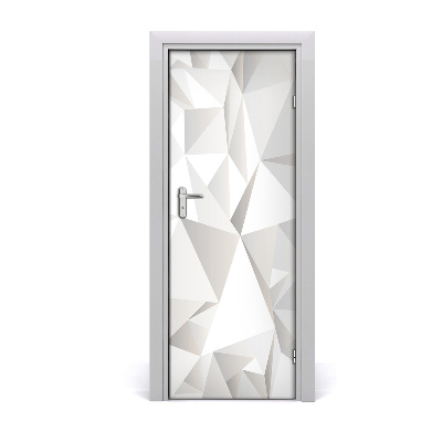 Tapeta na dveře s 3d efektem Sažetak bijele pozadine