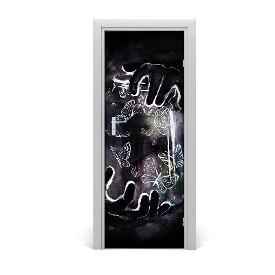 Samolepící fototapeta na dveře Leptirići u tegli