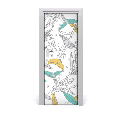 Samolepící fólie na dveře Šareno lišće