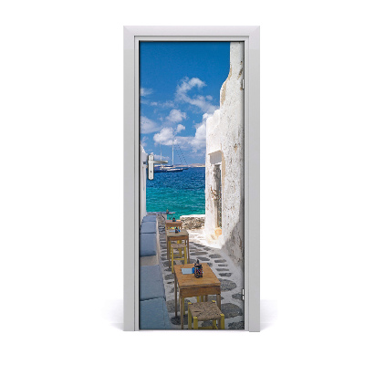 Obrazová tapeta na dveře Ulica uz more