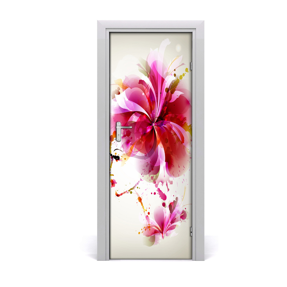 Samolepící fólie na dveře Žena cvijeća