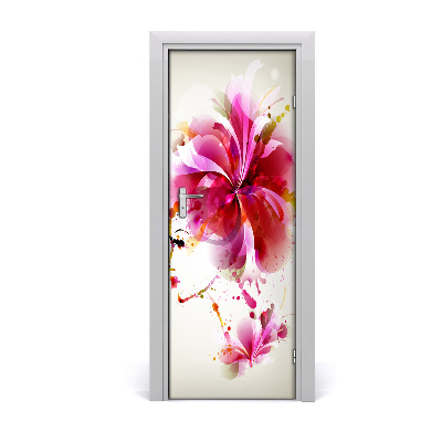 Samolepící fólie na dveře Žena cvijeća