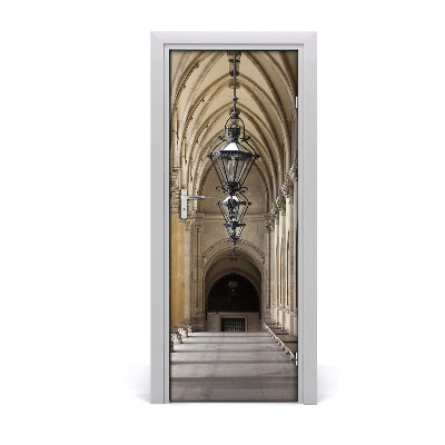 Tapeta na dveře s 3d efektem Kolone u Beču