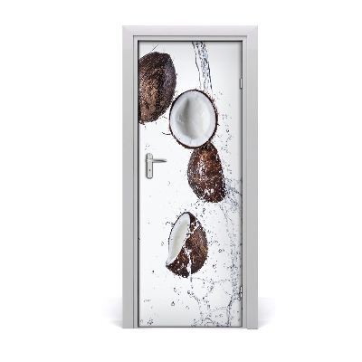 Fototapeta na dveře Kokos s vodom