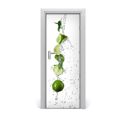 Samolepící fototapeta na dveře Limete