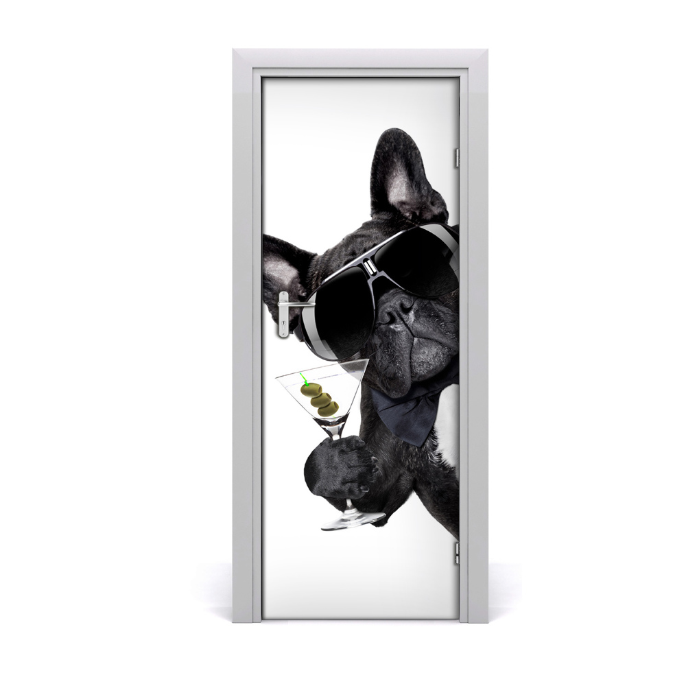 Tapeta na dveře Piez s čašama