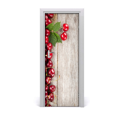 Fototapeta na dveře Trešnje na stolu