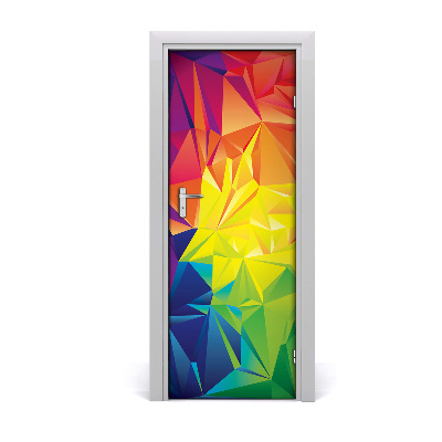 Tapeta na dveře s 3d efektem Šarena pozadina