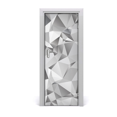 Fototapeta na dveře Sivi trokuti