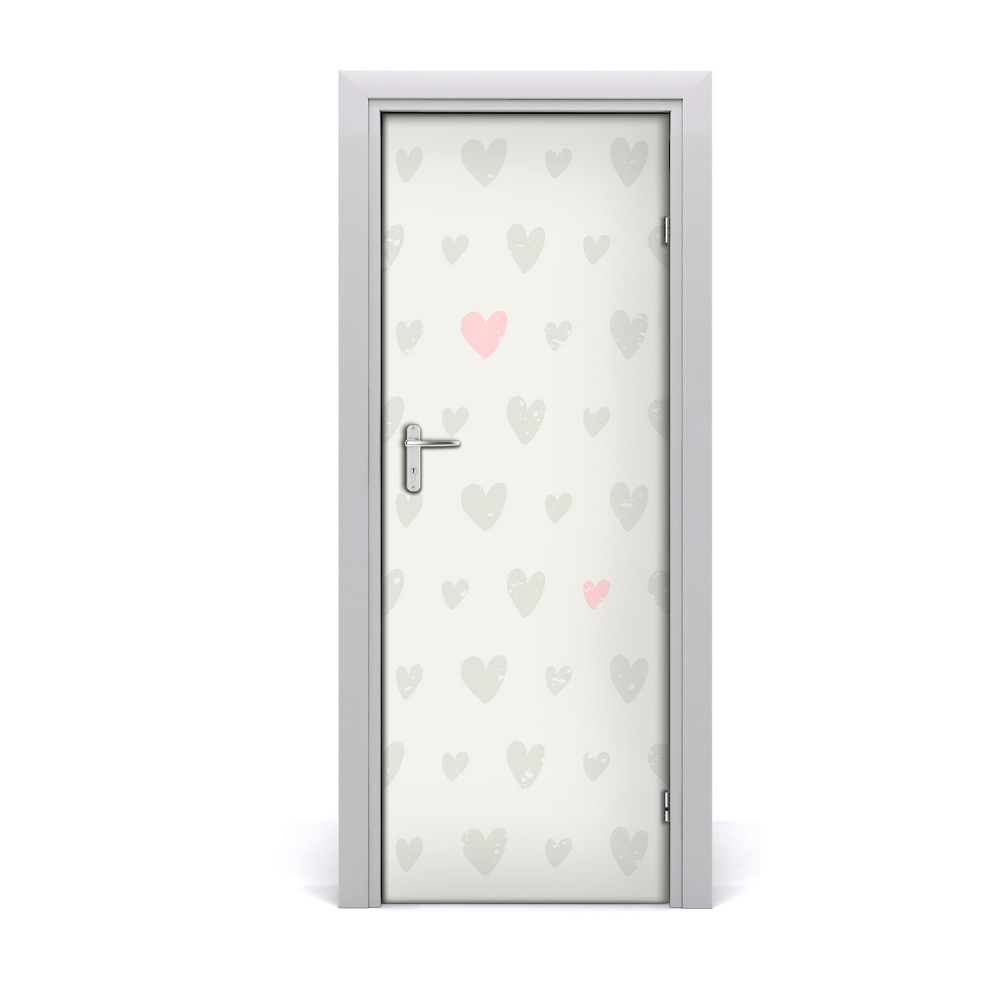 Obrazová tapeta na dveře Pastelna pozadina srca