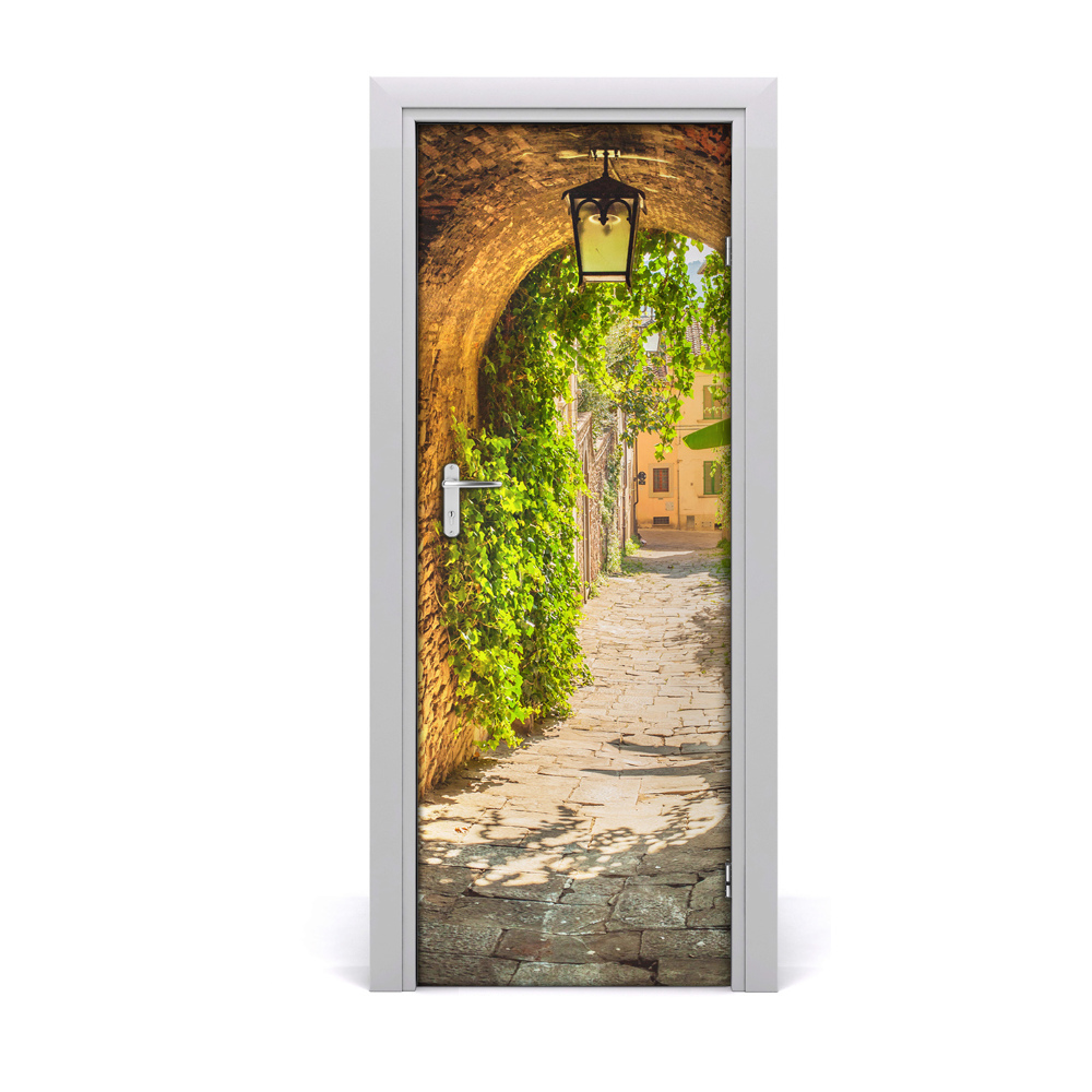 Samolepící fototapeta na dveře Lučna svjetiljka od opeke