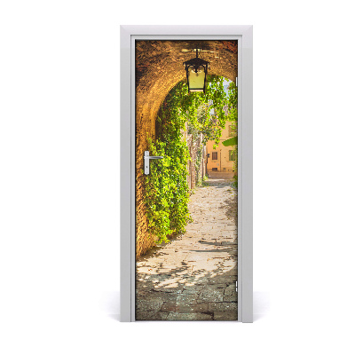 Samolepící fototapeta na dveře Lučna svjetiljka od opeke