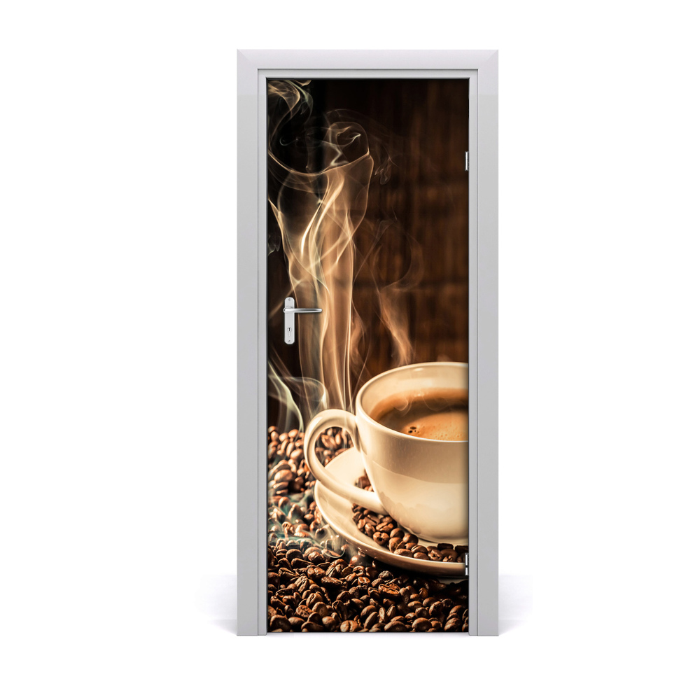 Samolepící fólie na dveře Aromatična kava