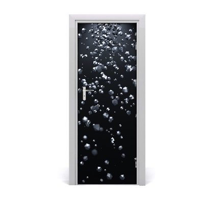 Samolepící tapeta na dveře 3D apstrakcija