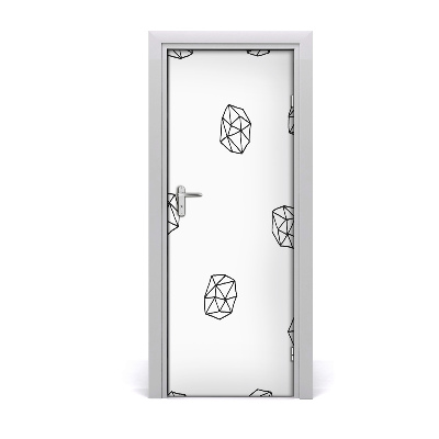 Obrazová tapeta na dveře Uzorak s geometrijskim oblicima