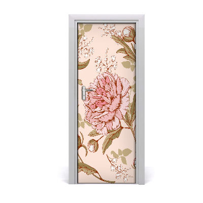 Tapeta na dveře Božuri u prahu