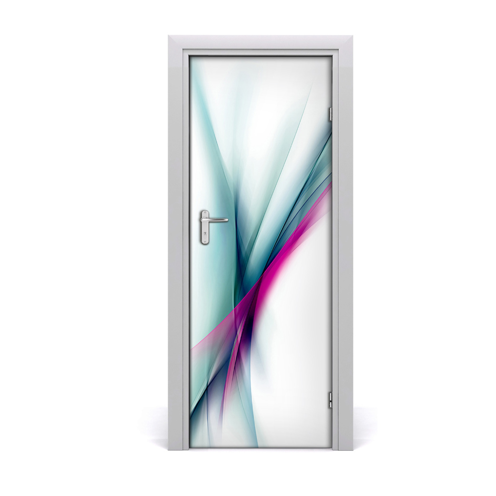 Samolepící fólie na dveře Apstraktni valovi