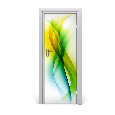 Tapeta na dveře s 3d efektem Apstraktni valovi