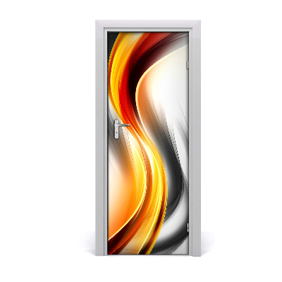 Samolepící fototapeta na dveře Apstraktni valovi