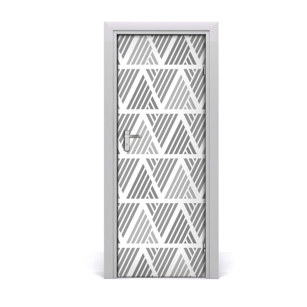 Fototapeta na dveře Pozadina geometrijskih trokuta