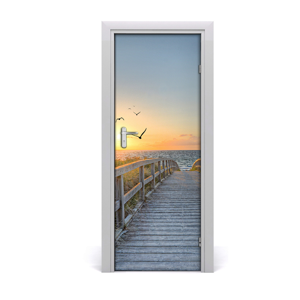 Samolepící fototapeta na dveře Put ptica do plaže