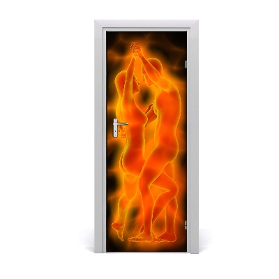 Obrazová tapeta na dveře Plesni narančasti par