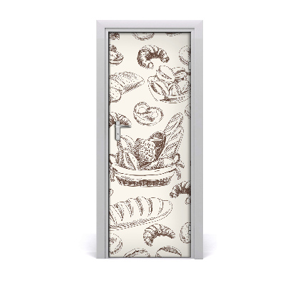 Tapeta na dveře Kruh