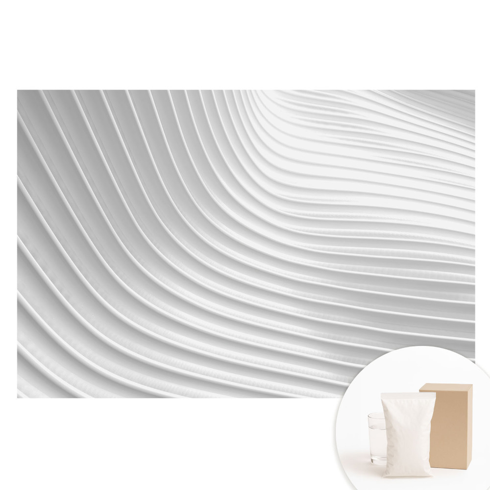 Netkaná tapeta Minimalistická struktura s vlnovkami