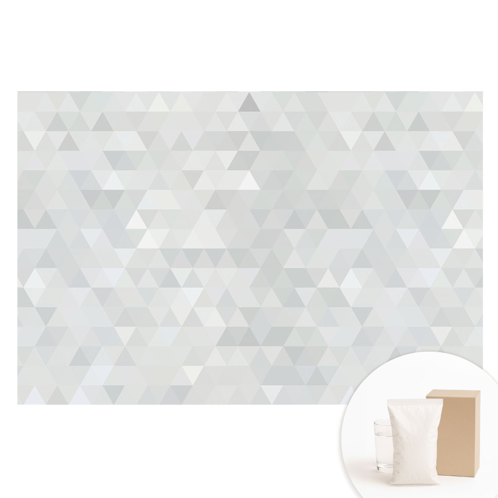 Velká fototapeta na zeď Geometrické trojúhelníky v odstínech šedé