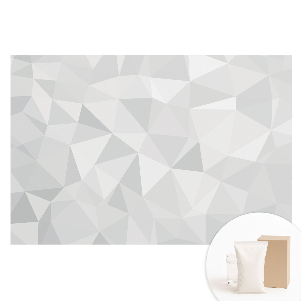 Netkaná tapeta s potiskem Geometrické šedé odstíny, harmonie minimalismu