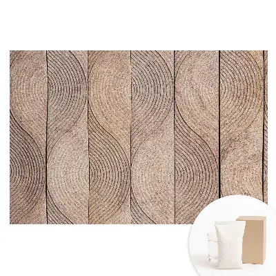 Fototapeta na vliesu Geometrické vlnovky a příroda