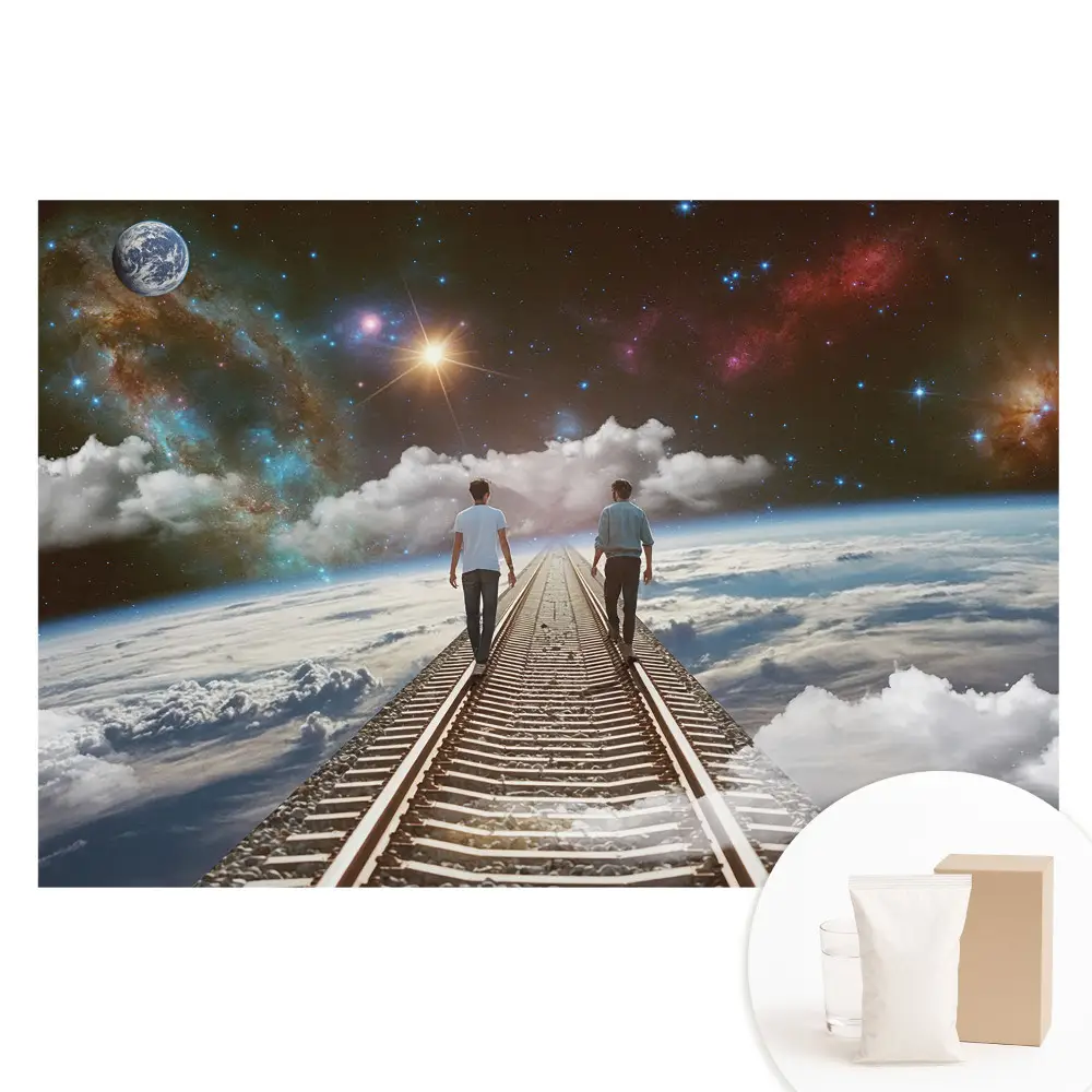 Fototapeta na vliesu Kosmická cesta představivosti