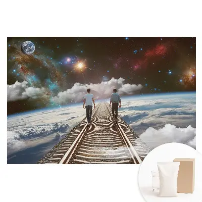 Fototapeta na vliesu Kosmická cesta představivosti