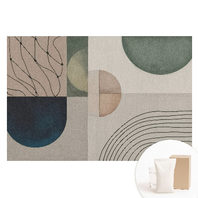 Netkaná fotografická tapeta Moderní geometrická abstrakce