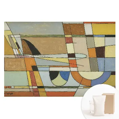 Netkaná fototapeta Abstraktní geometrické tvary