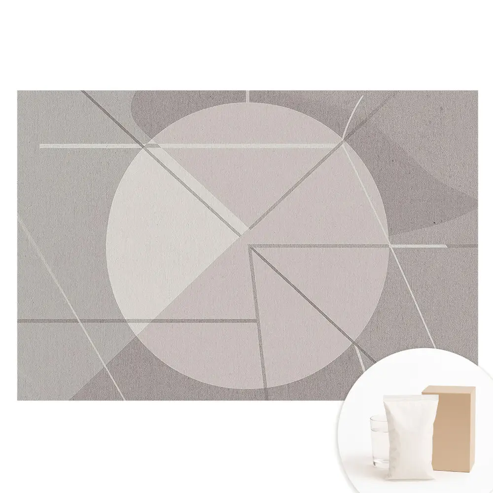 Fototapeta na vliesu Geometrická abstrakce v tlumených barvách