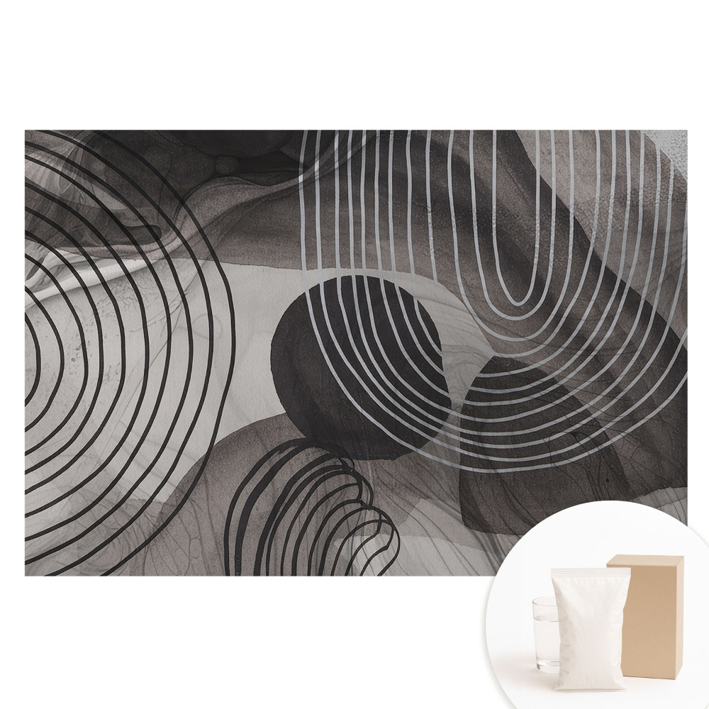 Velká fototapeta na zeď Geometrické kontrastní čáry šedé